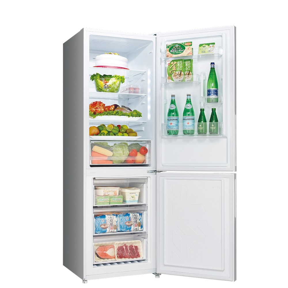 【SANLUX 台灣三洋】325公升1級能效雙門玻璃下冷凍變頻冰箱(SR-V350BF上冷藏230L/下冷凍95L)-細節圖3