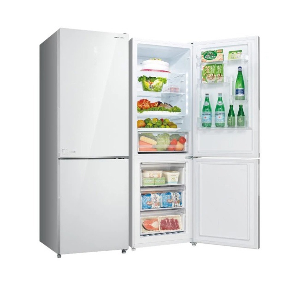 【SANLUX 台灣三洋】325公升1級能效雙門玻璃下冷凍變頻冰箱(SR-V350BF上冷藏230L/下冷凍95L)-細節圖4