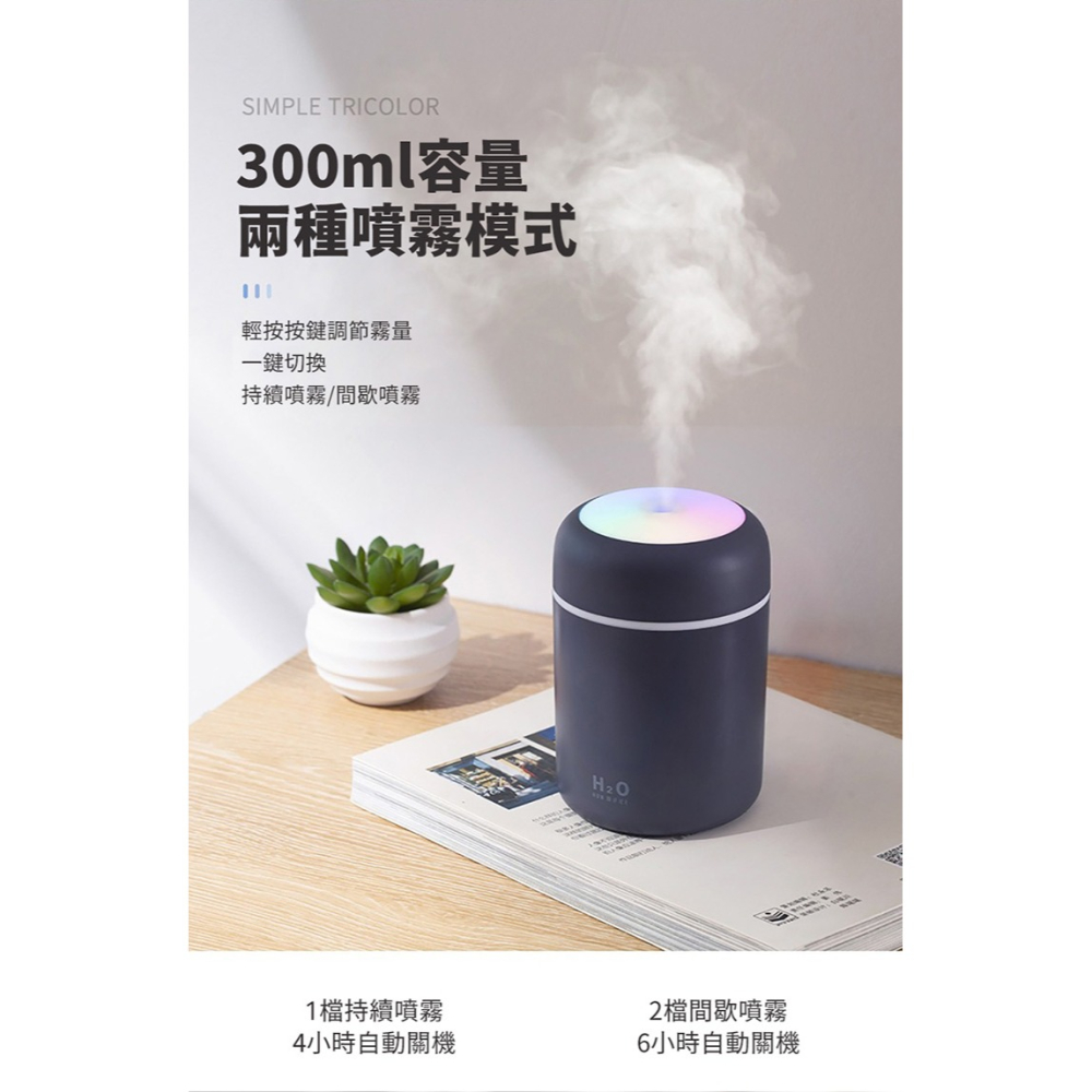 【CY呈云】A級福利品 炫彩噴霧加濕器-粉-細節圖4