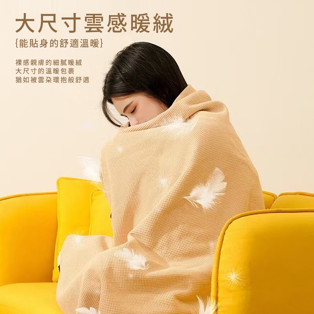 【NOVOICE 諾維斯】USB肩披電熱暖身毯 NOV-H21-細節圖2