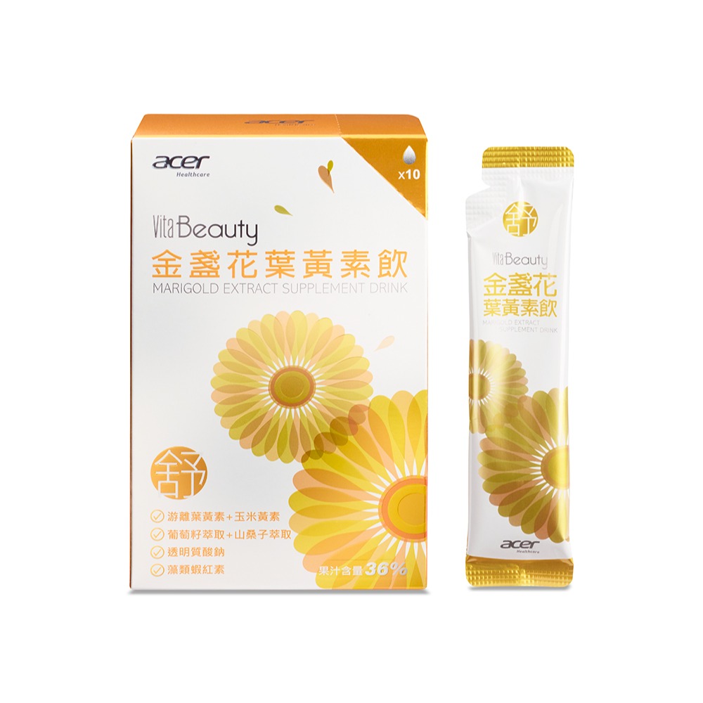 【宏碁健康】VitaBeauty金盞花葉黃素飲-細節圖2