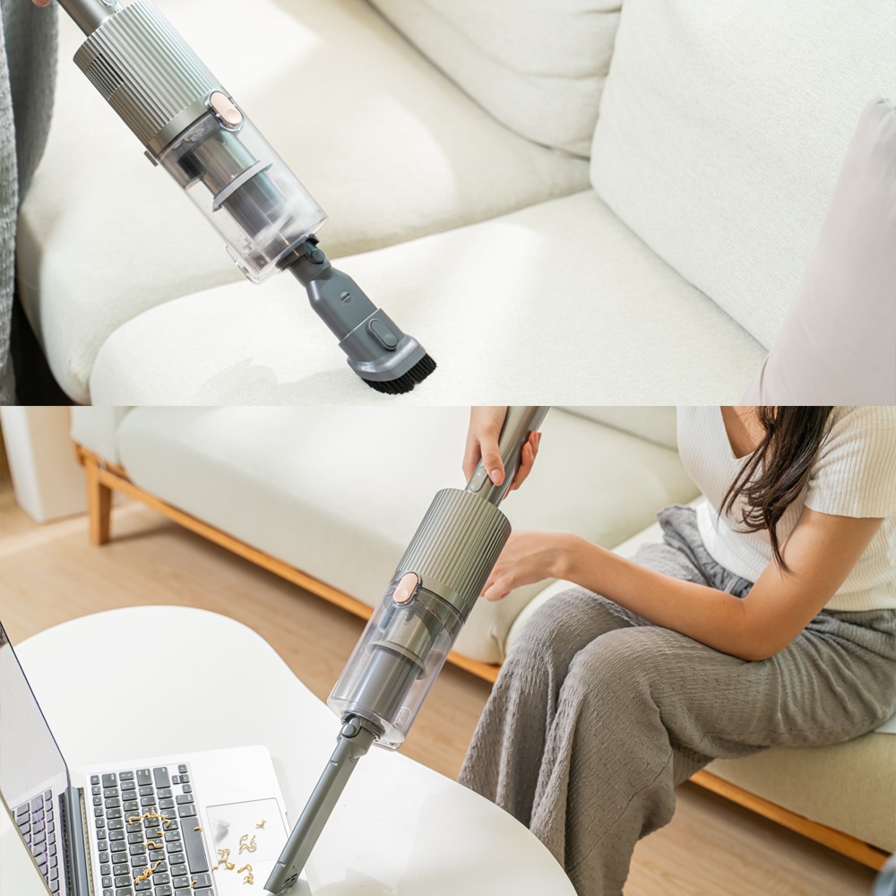 【NOVOICE 諾維斯】雙滾刷自集塵無線手持吸塵器NOV-100-細節圖6