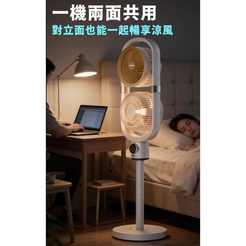 【NOVOICE 諾維斯】USB雙頭空氣循環扇NOV-F20-細節圖8