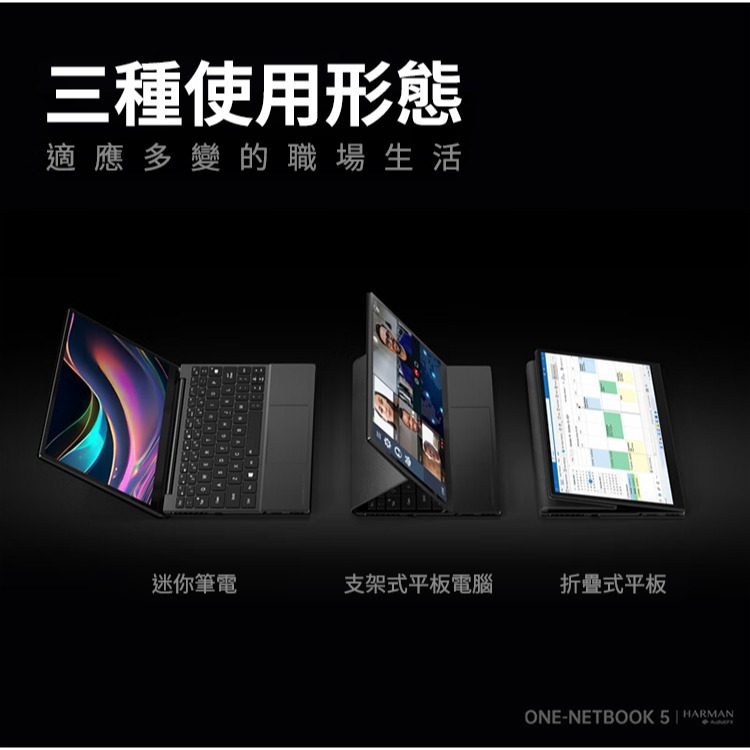 壹號本5  多型態小筆電10.1吋 12代i7-1250U處理器 32GB+2TB SSD Win11 可翻轉觸控螢幕-細節圖2