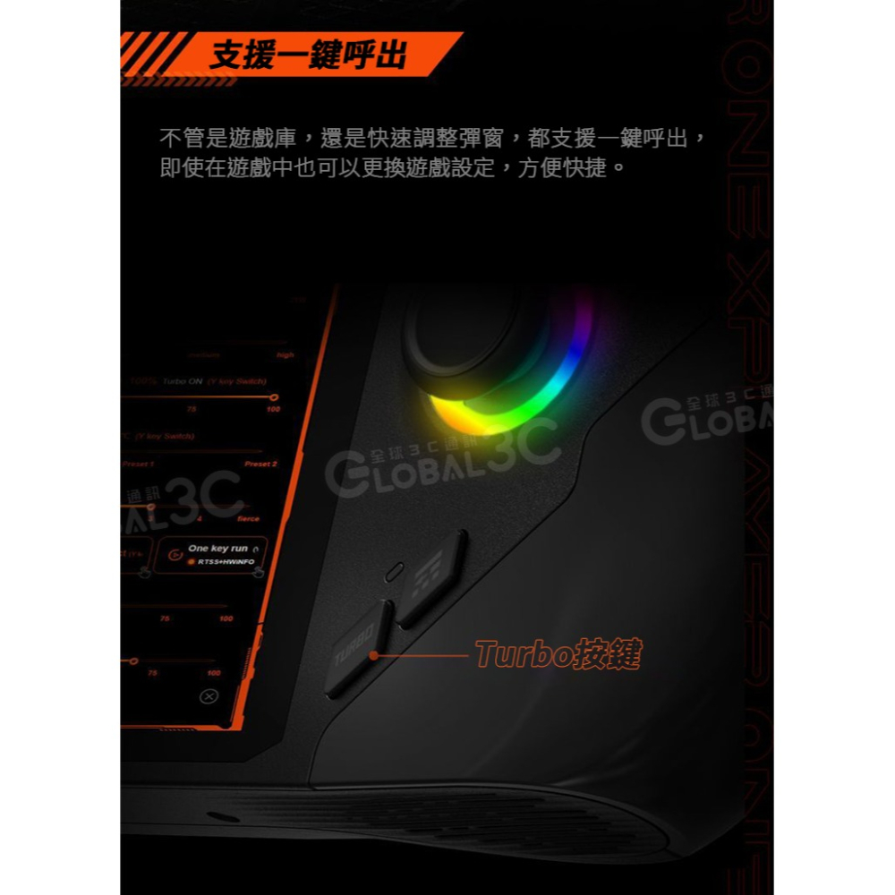 壹號本 Onexplayer OneXFly F1 飛行家 7吋掌上遊戲機 AMD R7-7840U 32GB-細節圖5