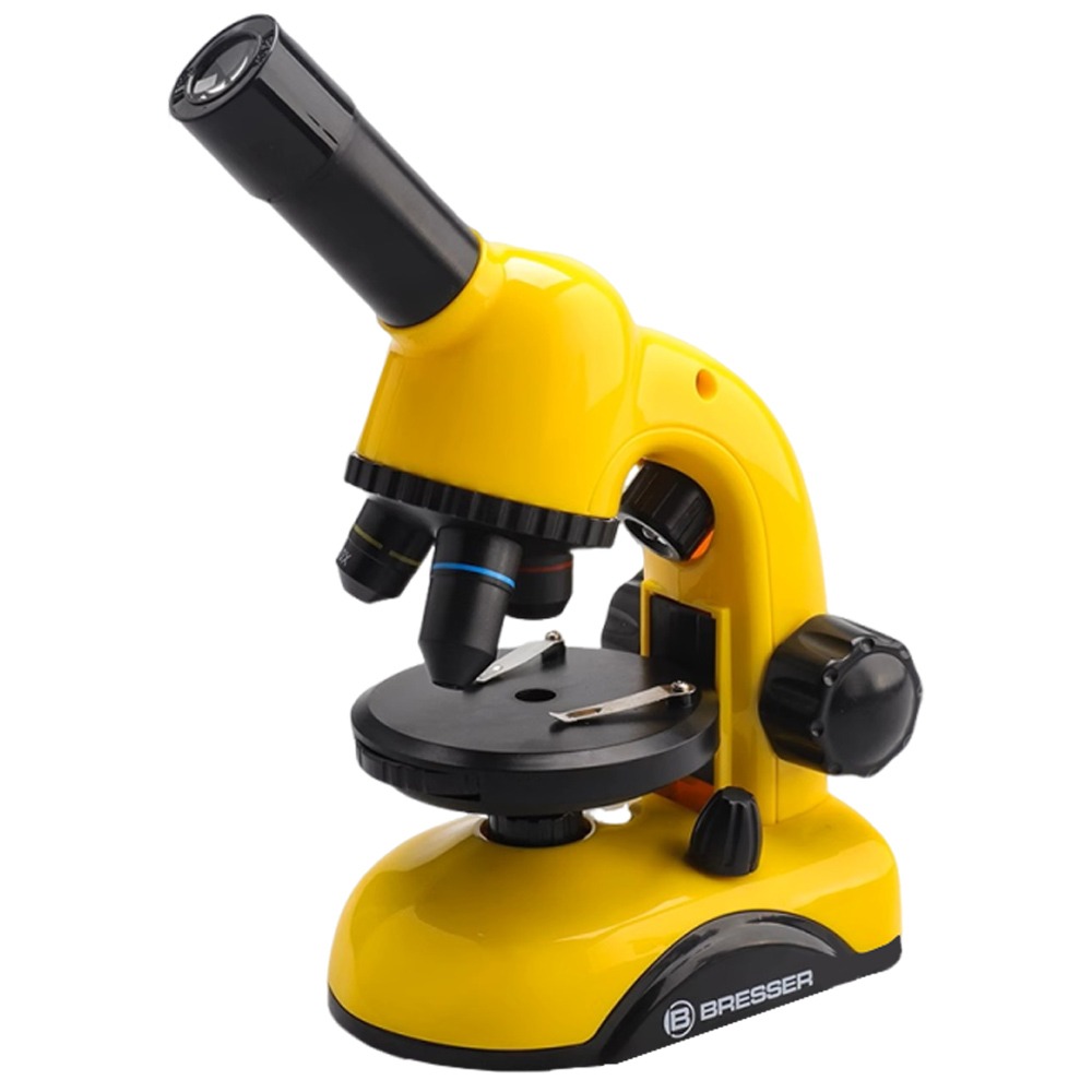 Bresser 兒童顯微鏡 800倍放大 20X廣角目鏡 40X清晰物鏡 上下雙光源 光學鏡片 調節光源 教育玩具-細節圖2