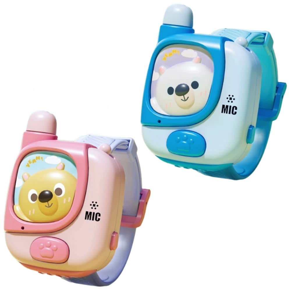 兒童對講手錶 800米遠程對話 一鍵呼叫 清晰通話 手電筒 附贈掛繩 小巧攜帶-細節圖2