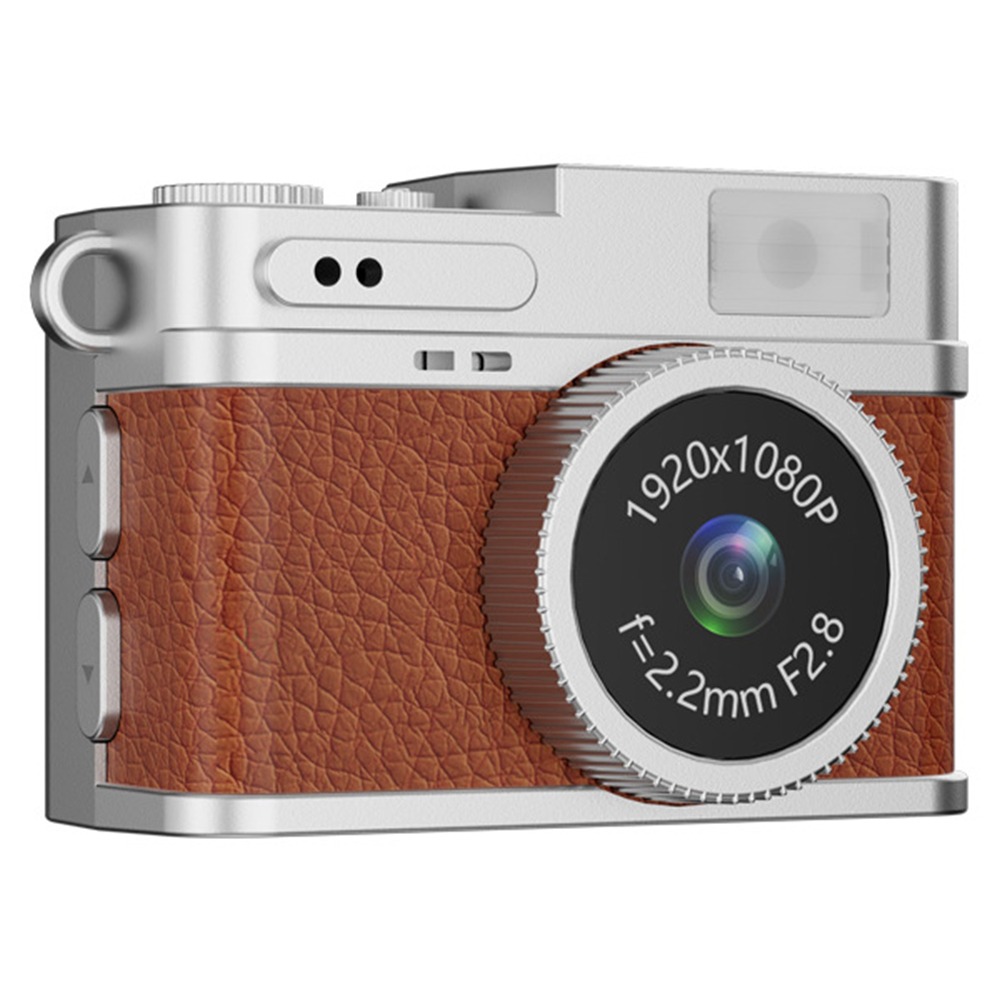 [贈16GB卡] 復古迷你相機 2000萬像素拍照/1080P錄影 螢幕顯示 LED補光燈 濾鏡模式 吊飾-細節圖2