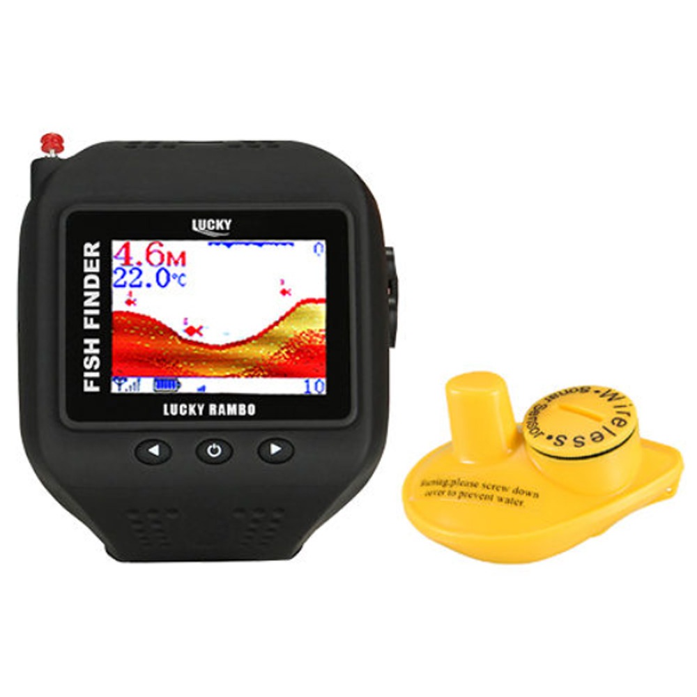 探測魚群 聲納手錶 魚探機 60米 探測距離 45米 水深 聲音警報 釣魚 捕魚 探測器-細節圖2