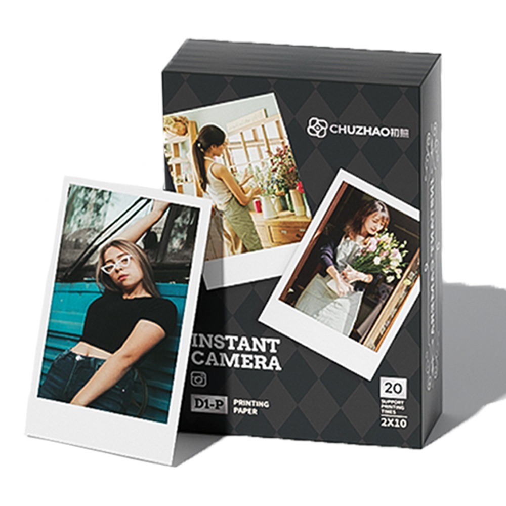 初照 D2 拍立得專用原廠相紙 20張/盒 彩色相片 熱昇華印刷 相片紙 專用相紙 CHUZHAO-細節圖2
