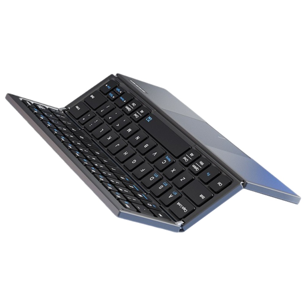 三折疊 便攜 鍵盤 可同時連接三台 剪刀腳按鍵 Type-C充電 輕巧好攜帶 兩種顏色-細節圖2