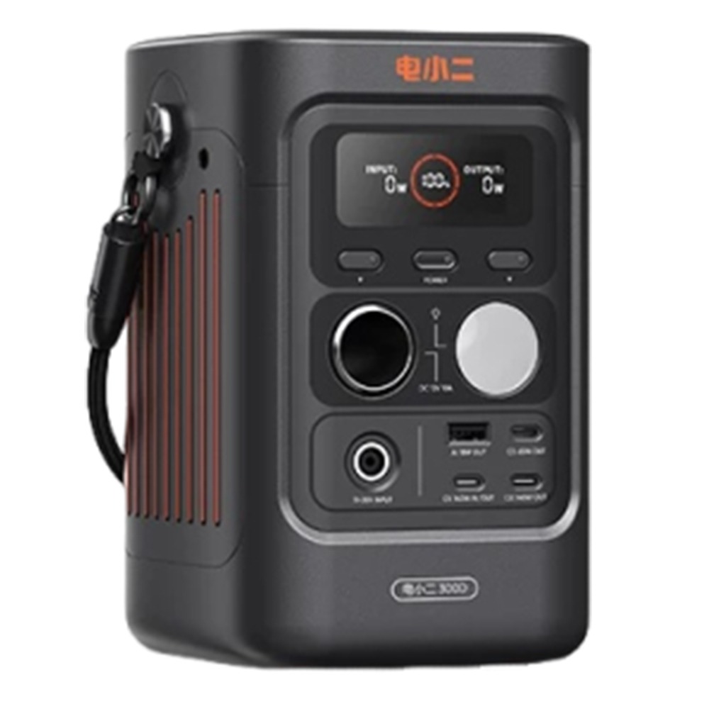 電小二 自帶線戶外電源 300W 90000mAh PD140W雙向快充 288Wh磷酸鐵鋰電池 太陽能充電 車充-細節圖2
