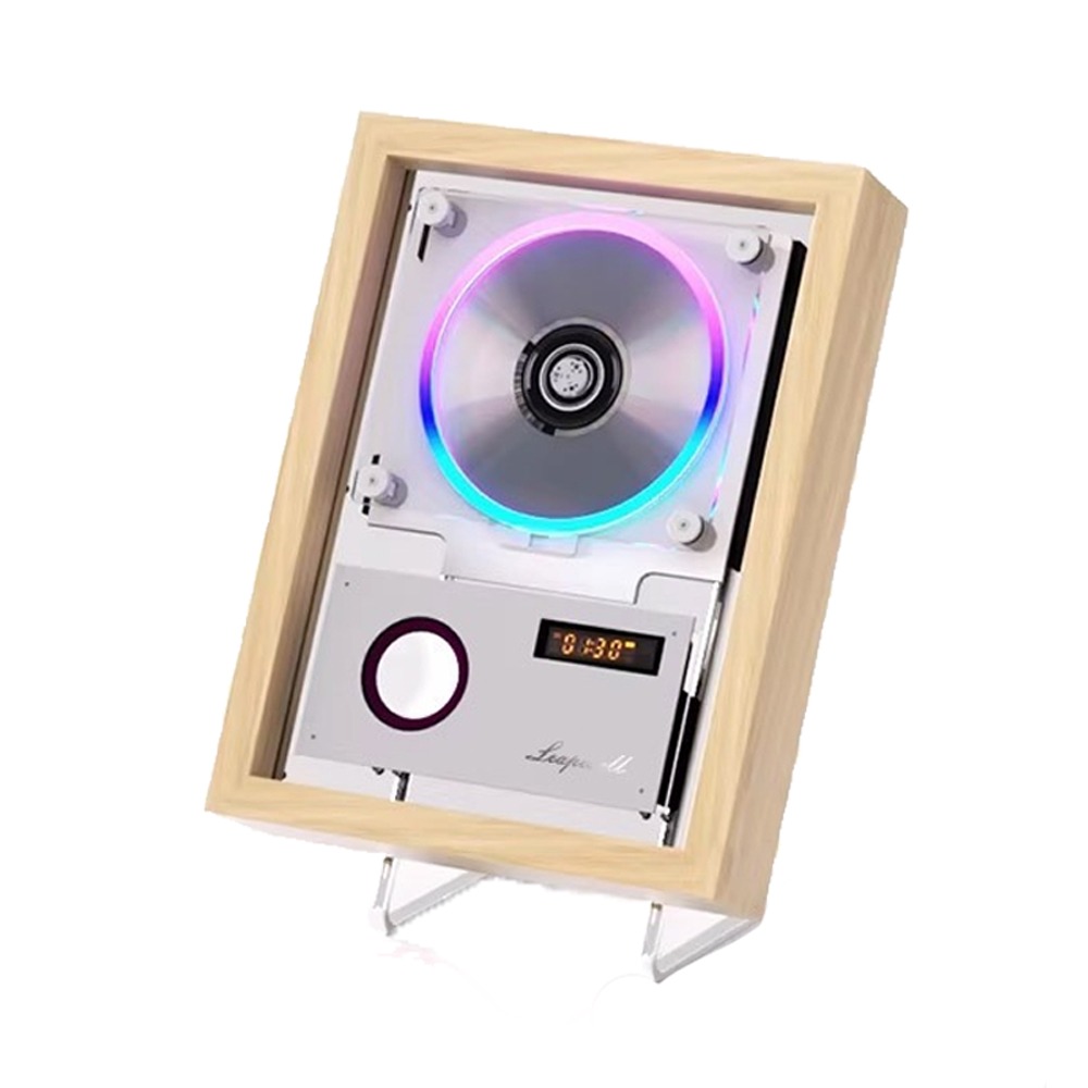 相框造型 多功能CD播放器 CD USB FM AUX 支援多種模式 高音質 炫彩燈 壁掛 直立式 播放器-細節圖2