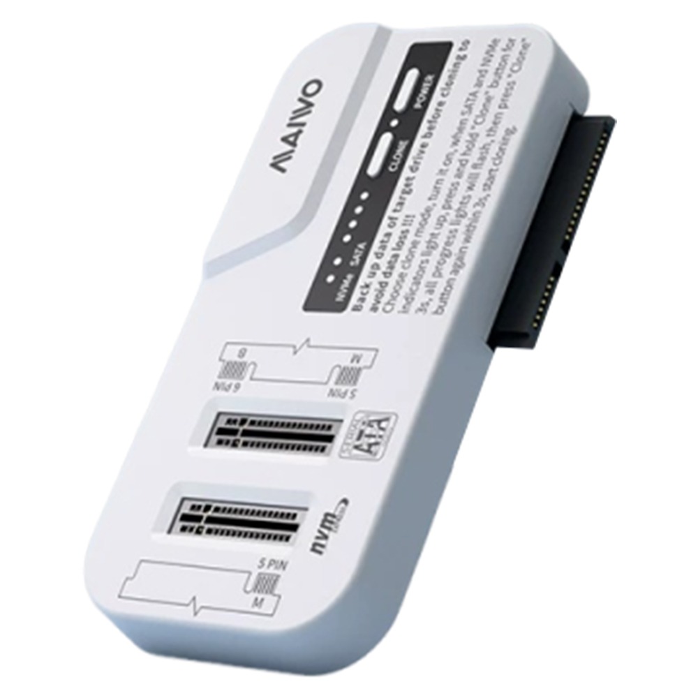 固態硬碟SSD對拷讀取盒 M.2 NVMe/M.2 SATA/22PIN SATA全相容 10Gbps 雙向讀寫-細節圖2