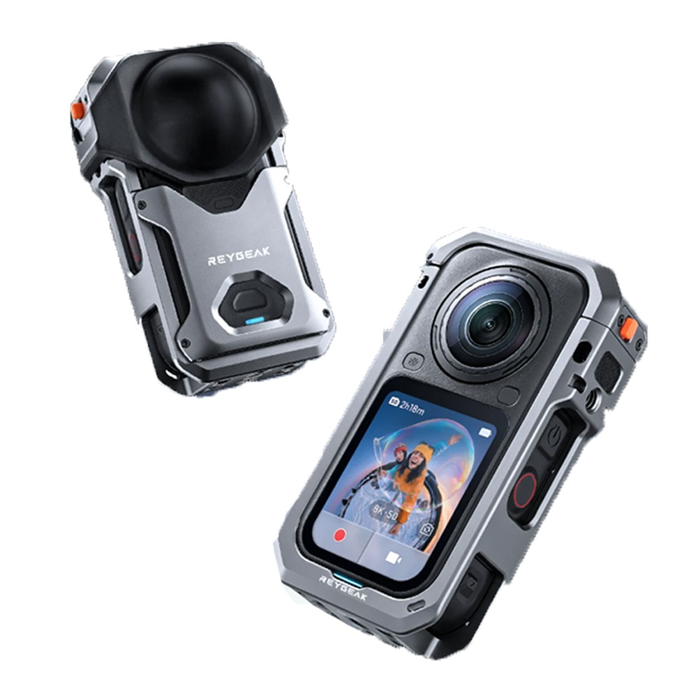 Insta360 X6 專用金屬兔籠 鋁合金保護殼 石墨烯散熱背板 附鏡頭保護套 配件-細節圖2
