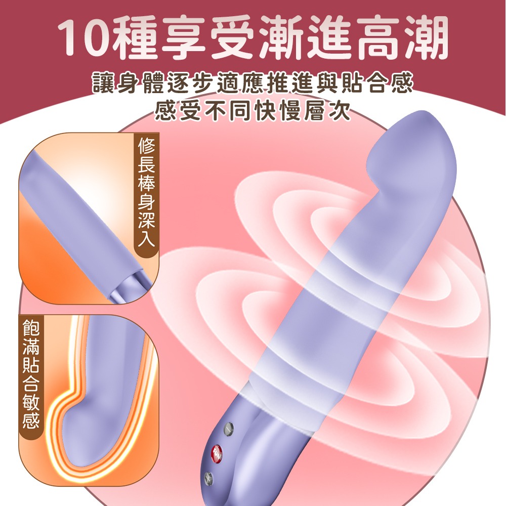 Fun Factory STRONIC G G勁 脈衝按摩棒-淺紫 伸縮衝擊 自慰棒 電動按摩棒-細節圖5