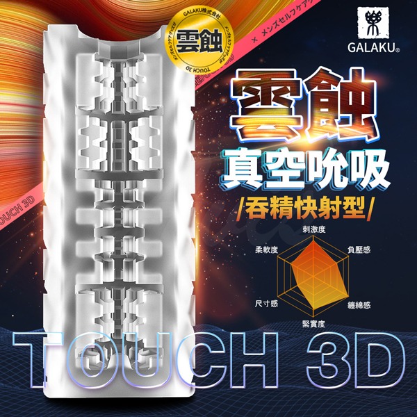 GALAKU TOUCH 3D 星蝕 月蝕 月蝕 飛機杯 吞精快射 降敏訓練 火熱刺激 自慰杯 情趣用品 成人玩具-細節圖2