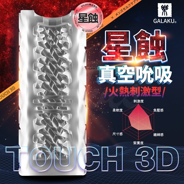GALAKU TOUCH 3D 星蝕 月蝕 月蝕 飛機杯 吞精快射 降敏訓練 火熱刺激 自慰杯 情趣用品 成人玩具-細節圖4