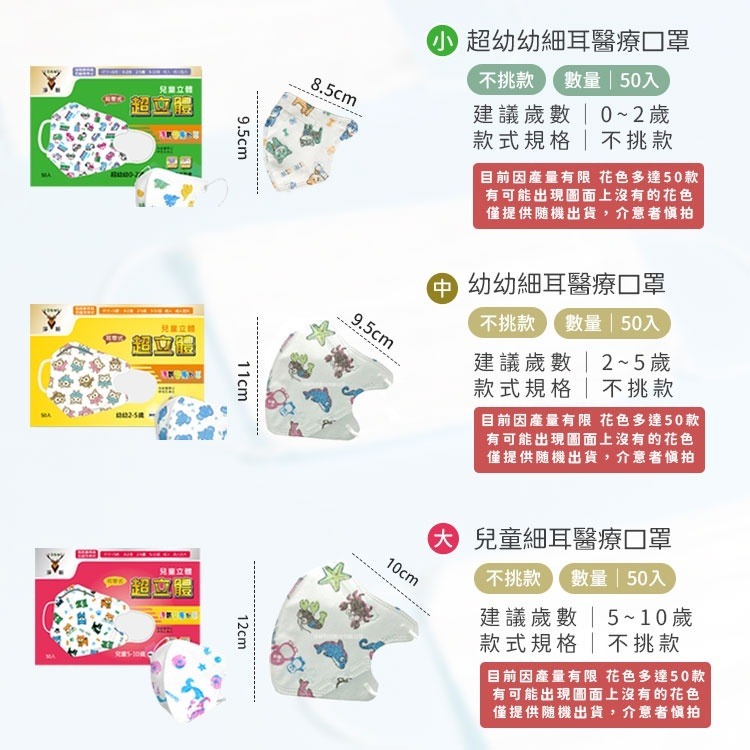 淨新口罩 醫療口罩 3D/4D (50入/盒) 醫療級 雙鋼印 多色 / 成人口罩 兒童口罩 幼幼口罩 醫用口罩-細節圖3