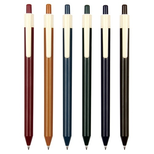 『LS王子』TEMPO 節奏牌 GL150 中性筆 0.5mm 6色復古色 /  中油筆芯 中性筆 原子筆 自動中性筆-細節圖2
