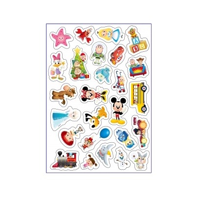 『LS王子』根華 RD036K Disney Baby 磁貼遊樂書 / 貼紙簿 著色簿 塗鴉簿 畫冊 繪本 迪士尼 幼教-細節圖5
