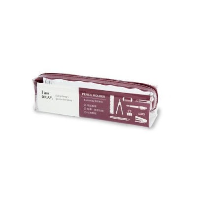 『LS王子』 柏格 PVC透明筆袋 / 筆袋 鉛筆袋 收納袋 筆盒 鉛筆盒 裝飾盒 置物盒