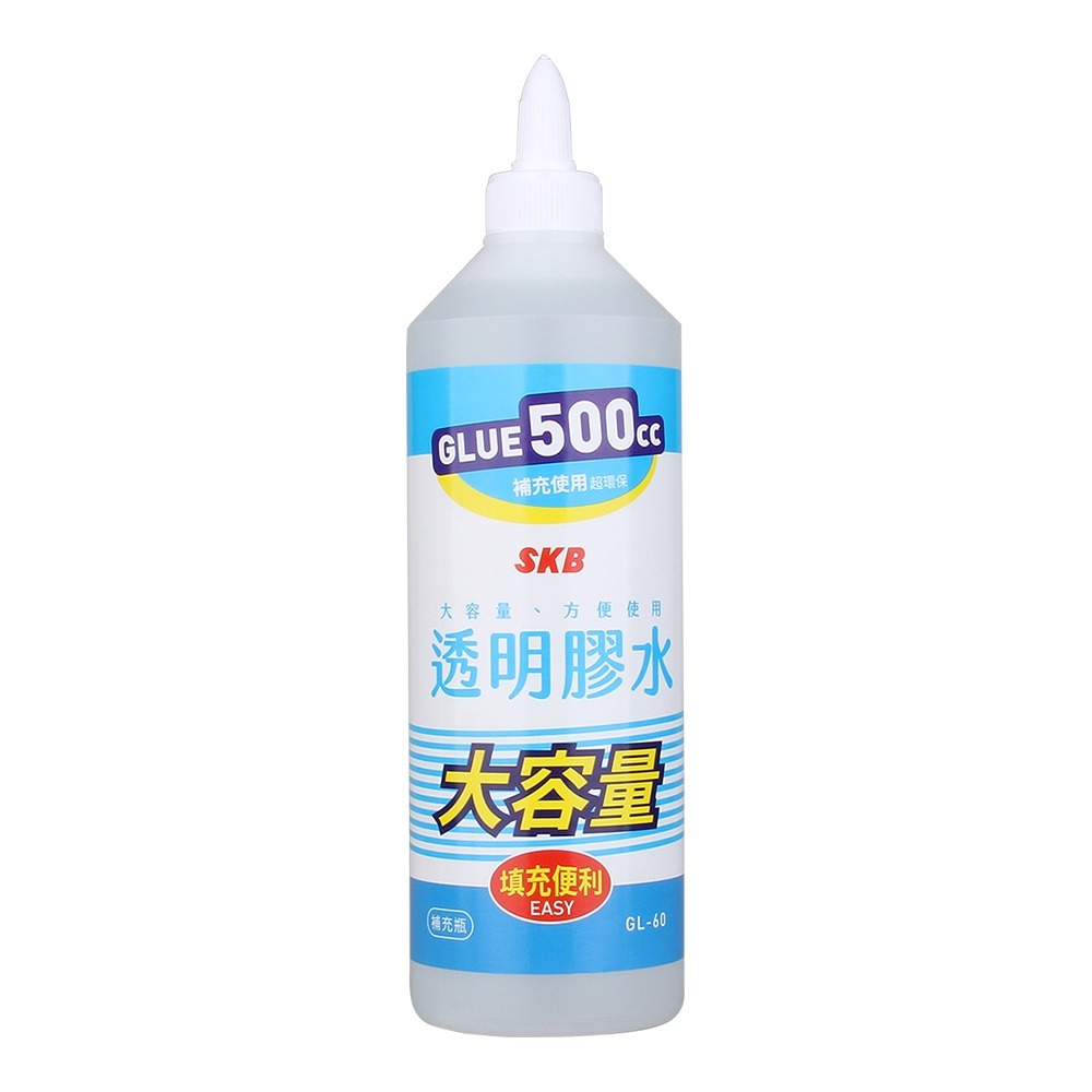 『LS王子』 大容量 透明膠水  / 500CC 暢銷款 大容量膠水 補充膠水 大罐膠水 史萊姆專用膠水-細節圖2