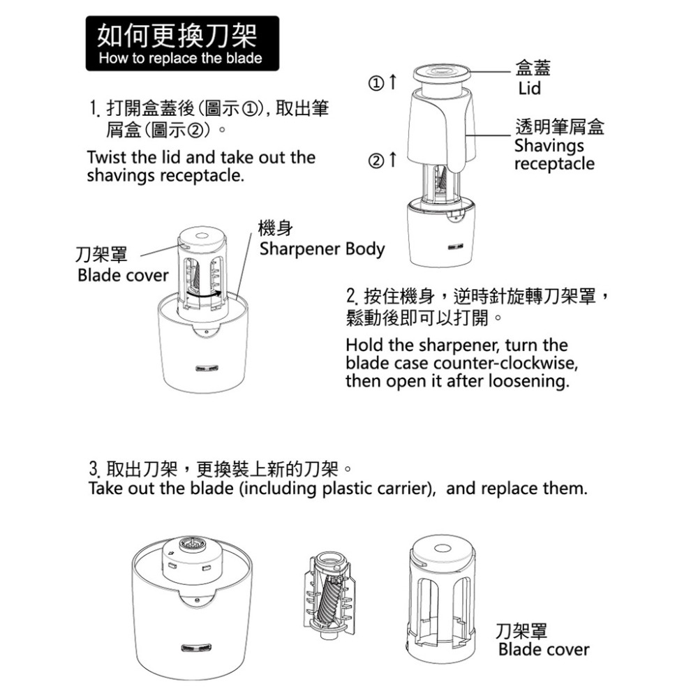 『LS王子』Tomato AS-808 充電式大小通吃削筆機 USB+鋰電池 / 電動削筆機 削筆機 萬事捷-細節圖5