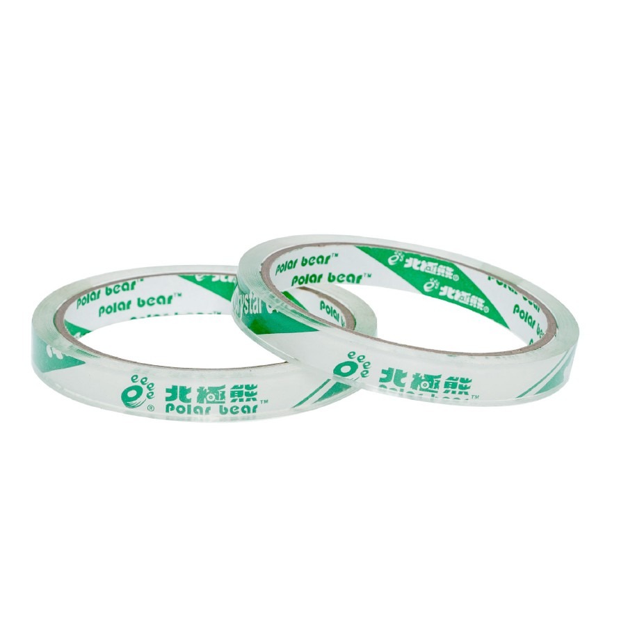 『LS王子』北極熊 OPP超透明事務膠帶 12/18/24mm 3種尺寸 / OPP透明膠帶 透明膠帶 事務膠帶-細節圖3