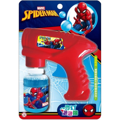 『LS王子』根華 MR030B 漫威 蜘蛛人 奇幻泡泡機 / 不用電池 泡泡機 泡泡槍 泡泡玩具