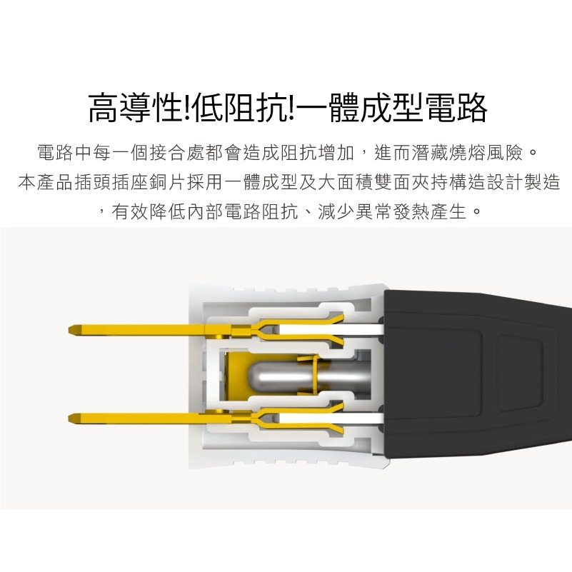 『LS王子』成電 CT-1011 3變2轉接插頭 / 轉接插頭 插頭 (顏色隨機) 高耐熱防火-細節圖4