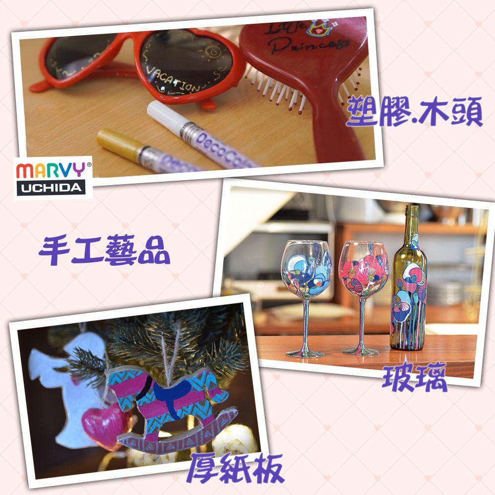 『LS王子』UCHIDA 油漆筆 筆尖3~4.5mm DecoColor 補漆筆 描胎筆 勾邊筆 萬事捷-細節圖6