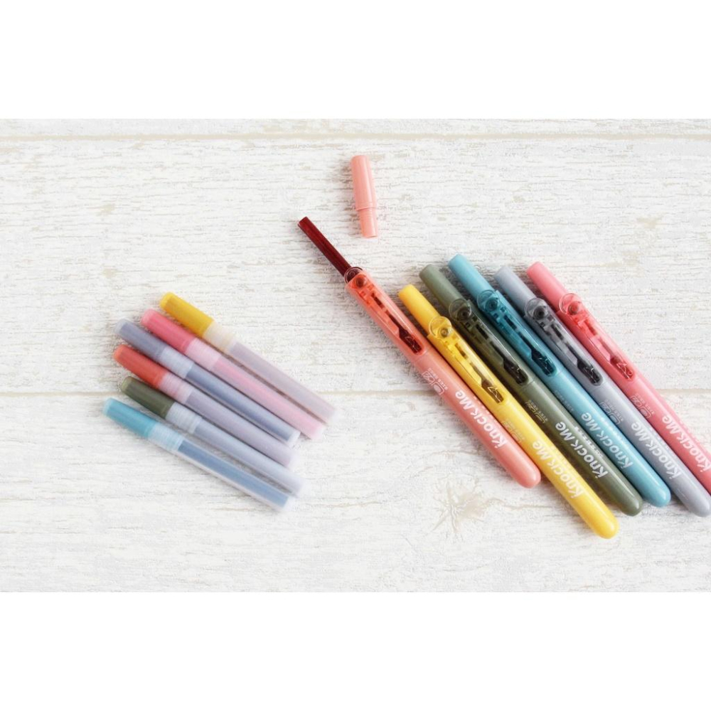 『LS王子』 SKB IK-2501 按動柔光筆 專用替芯 4mm 斜頭 按動柔光筆 專用替芯 螢光筆-細節圖4