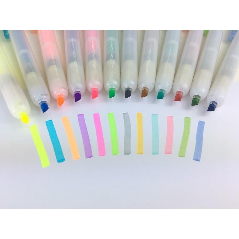 『LS王子』 SKB IK-2501 按動柔光筆 專用替芯 4mm 斜頭 按動柔光筆 專用替芯 螢光筆-細節圖5