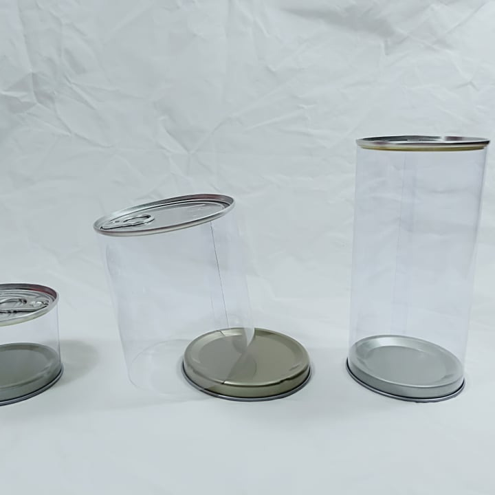 【♥豪美包材♥】易開罐透明圓桶、透明PVC圓筒、塑膠圓桶、透明圓桶、乾燥花圓罐、包裝罐、圓管、塑膠包裝桶、易開蓋圓形罐-細節圖4
