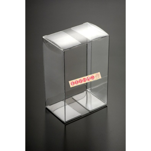 【♥豪美包材♥】30入-雙頭插折盒-PVC透明盒、塑膠折盒、透明方盒、防塵盒、防撞盒、塑膠包裝盒、展示盒、長方形包裝盒
