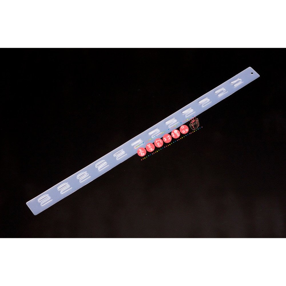 【♥豪美包材♥】12孔掛條-單入-PP掛條、超商掛條、展示掛條、賣場展示條、長形掛鉤、賣場掛條、超市掛條、塑膠霧面吊掛條-細節圖4