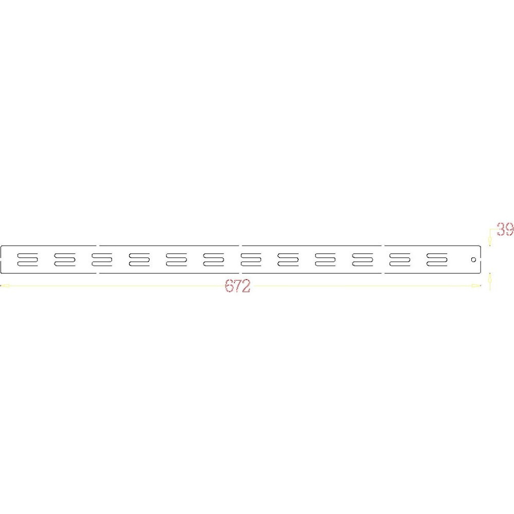 【♥豪美包材♥】12孔掛條-單入-PP掛條、超商掛條、展示掛條、賣場展示條、長形掛鉤、賣場掛條、超市掛條、塑膠霧面吊掛條-細節圖7