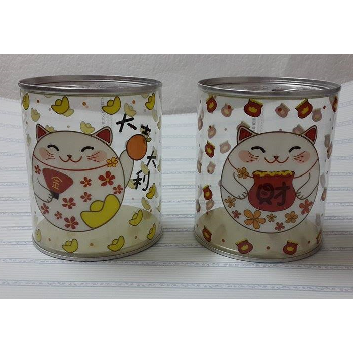 【♥豪美包材♥】特價~易開罐存錢桶/新年禮品/過年禮/春節存錢筒/禮物罐/收納罐/貓咪禮品罐/存錢罐/招財貓存錢筒-細節圖2