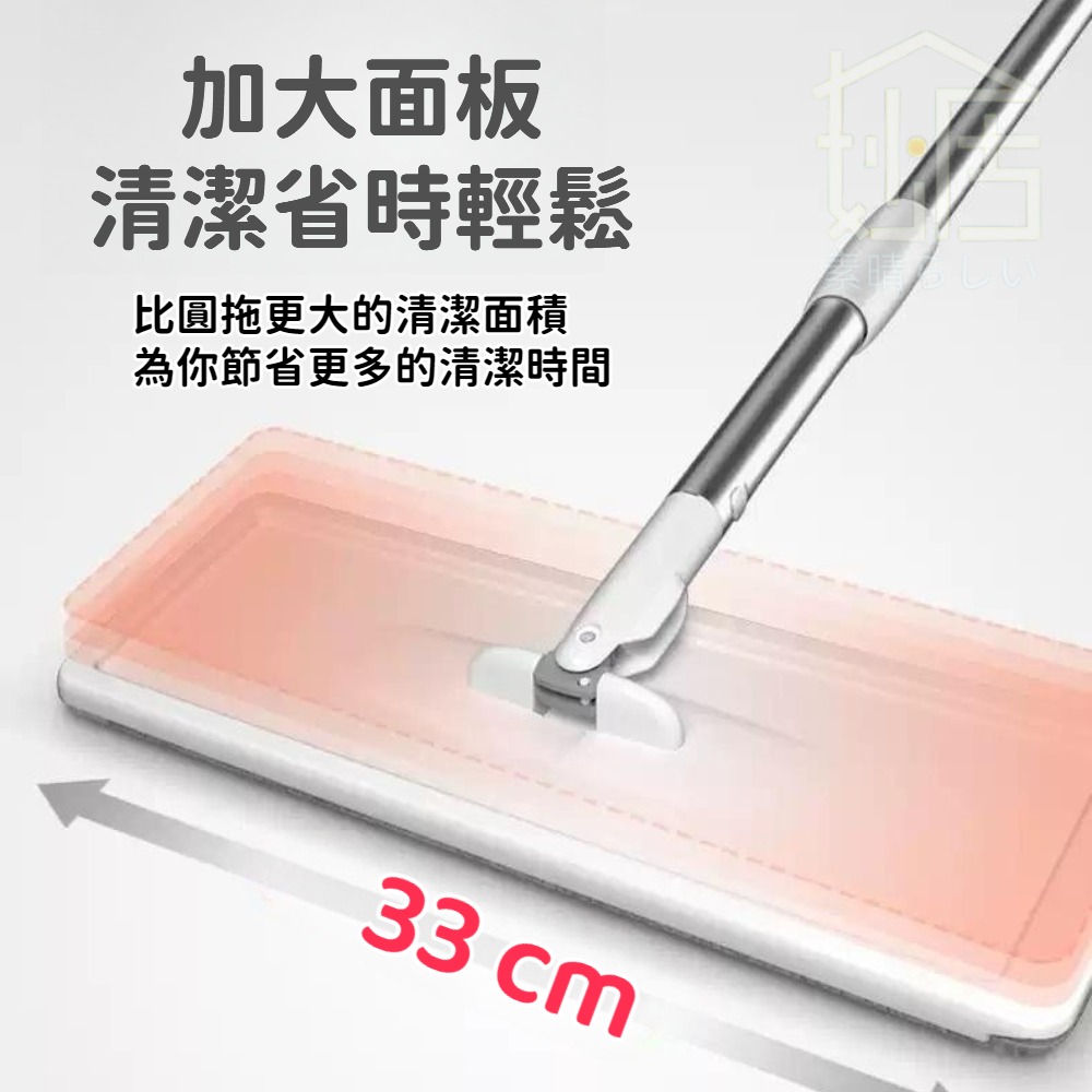 拖把 平板拖把 免手洗拖把 懶人拖把 平面拖把 平板拖刮刮樂拖把 乾溼兩用拖把 吸水拖把-細節圖4