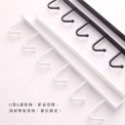 鐵藝櫥櫃收納掛架 多功能掛鈎 衣櫃整理架 廚房無痕免釘掛鈎6連鈎-規格圖8