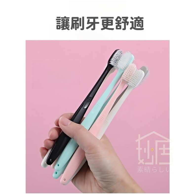 10支馬卡龍牙刷 韓版帶護套馬卡瓏龍牙刷10只冰琪淇淋牙刷-細節圖4