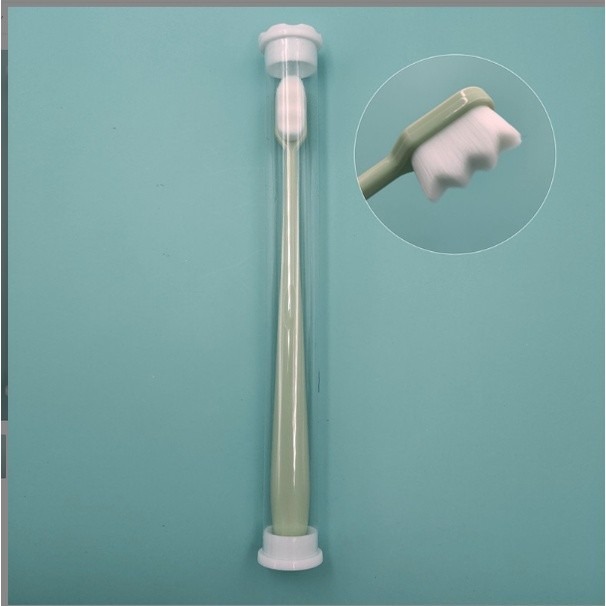 日式竹炭牙刷 素色小頭超細軟毛護理牙刷 廠家四只盒裝-細節圖10