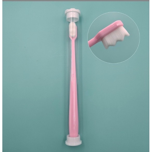 日式竹炭牙刷 素色小頭超細軟毛護理牙刷 廠家四只盒裝-細節圖11