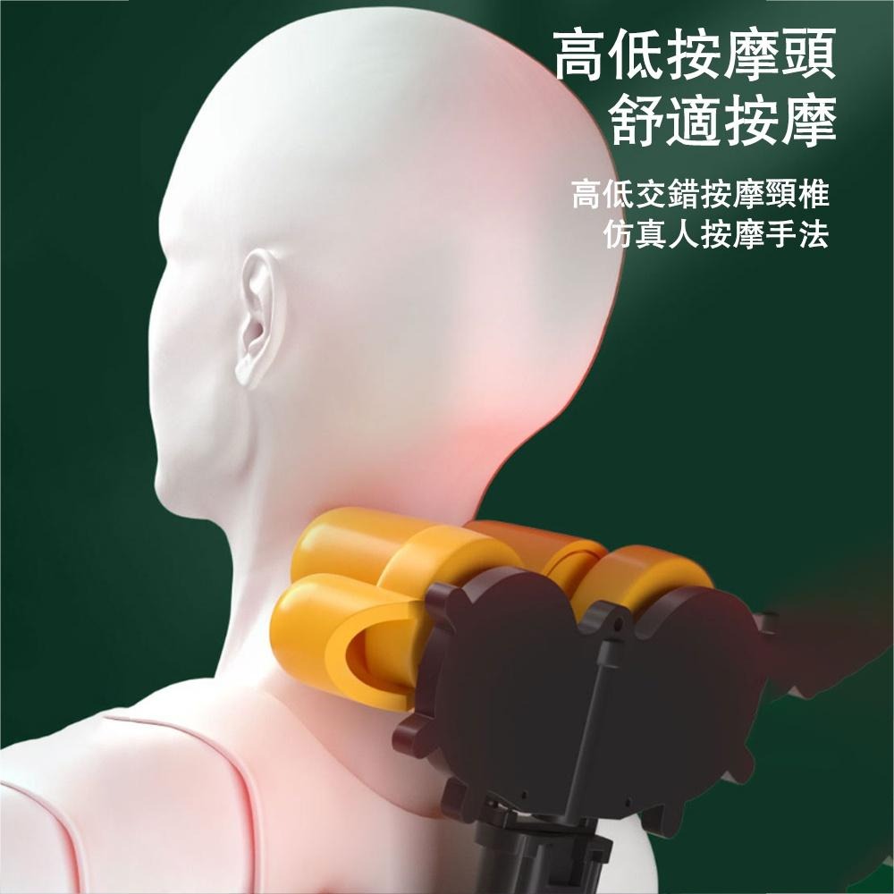 【未來科技】 按摩器 型號YJ-M11充電款 頸椎按摩器 按摩靠墊 電動按摩儀 腰椎按摩器-細節圖7