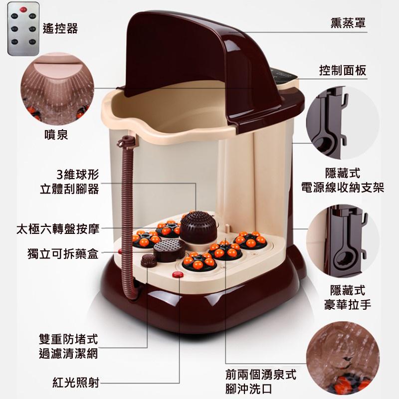 【未來科技】  保固一年 泡腳桶 BSMI認證 泡腳機 足療機 全自動按摩 110V泡腳桶 水電分離 安全泡腳 至尊深桶-細節圖7