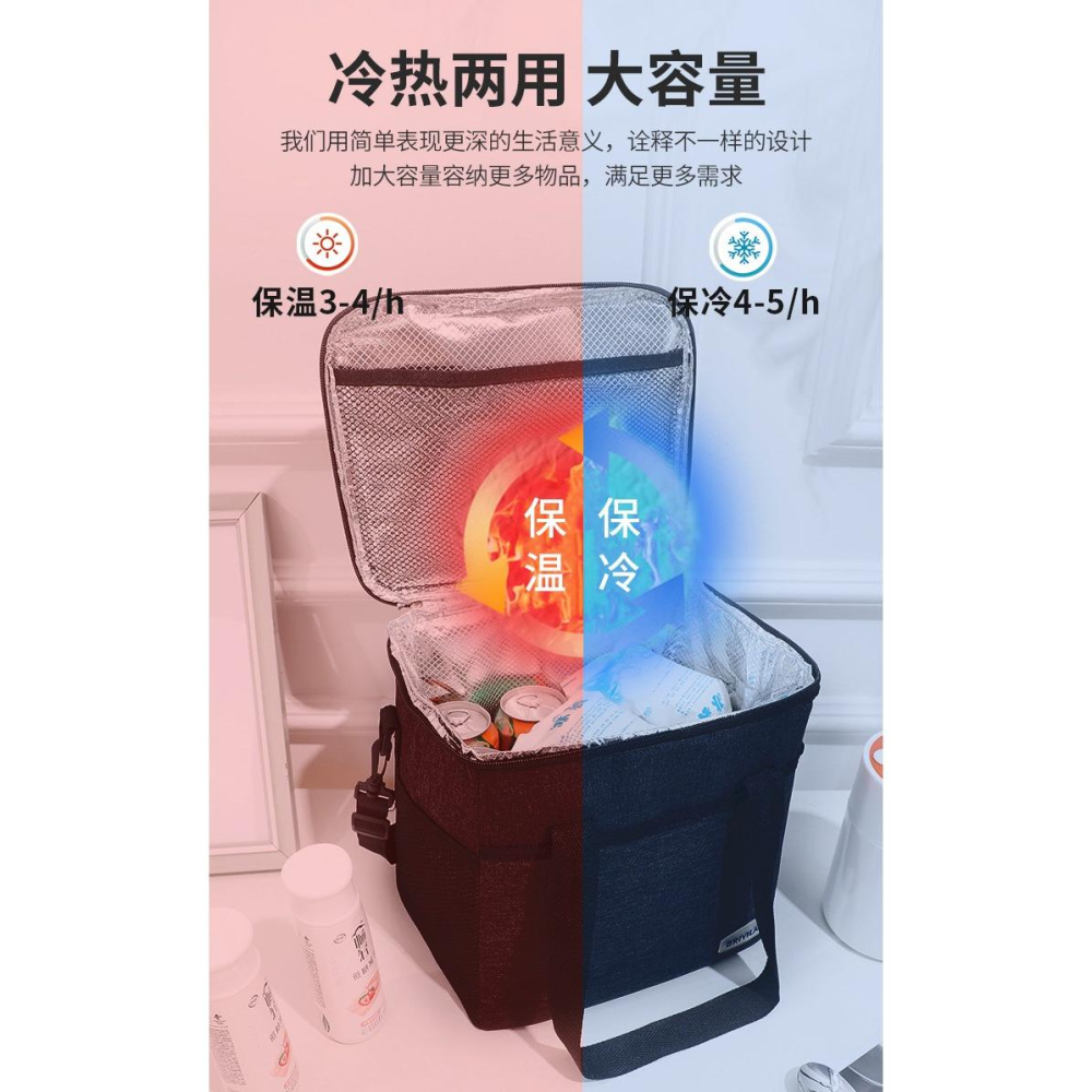 現貨 保冷 保溫 便當袋 防水便當袋 野餐袋 日式手提袋 便當盒 保冰 保冷袋 保溫袋 保温包 餐袋 防水保溫袋 大容量-細節圖2