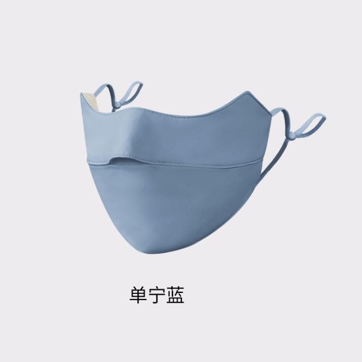 現貨 冰絲 防曬 口罩 冰絲面罩 防紫外線口罩 遮陽口罩 冰絲防曬面罩 透氣男女薄款面罩 遮陽防晒 R31 透氣 舒適-細節圖6