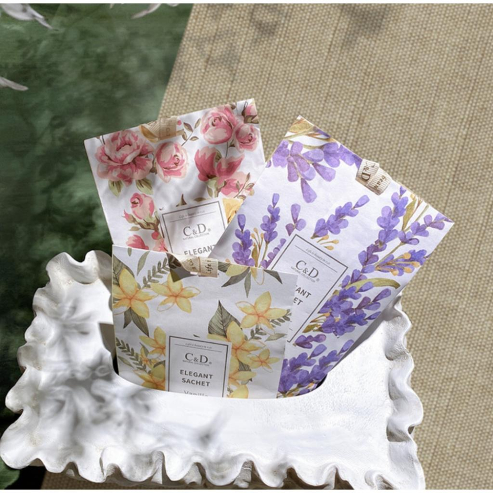 現貨 可掛式 衣櫥天然花香包 衣櫥香氛袋 香薰袋 香氛袋 香氛包 香袋 衣櫥掛袋 薰香袋 車用香氛-細節圖3