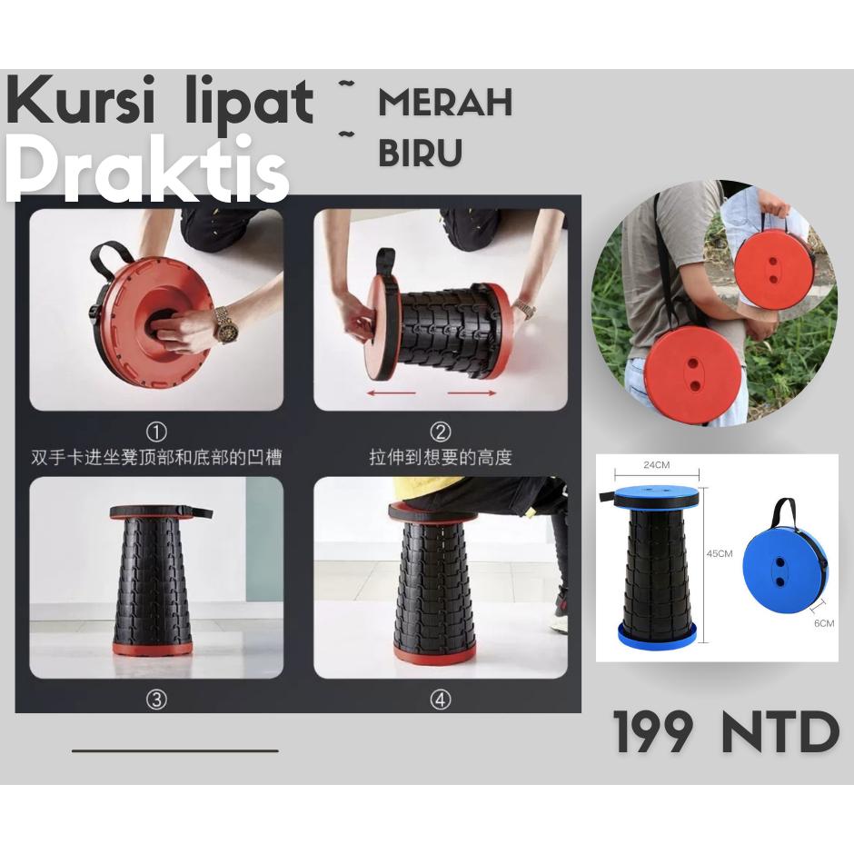 現貨 伸縮凳 排隊神器 折疊凳 水電施工輕便椅 戶外螺旋伸縮椅 釣魚 折疊椅露營椅 便攜 收納椅 摺疊凳-細節圖3